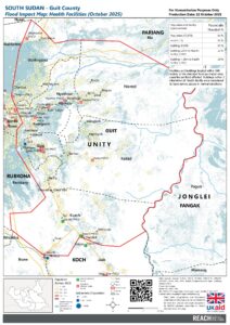 South Sudan - Flood Impact Health Facilities Guit County (October 2025)