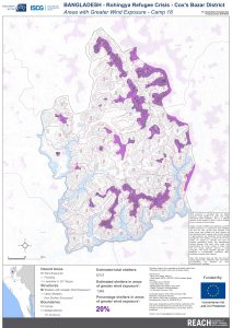 BGD_Map_CoxsBazar_AreasWithGreaterWindExposure_Camp 18_25SEP2018_A1