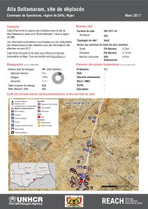 NER_HCR_Factsheet_Profil Site de Déplacés_Commune de Gueskerou_AllaDallamaram_Mars 2017