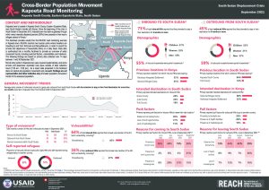 REACH SSD Factsheet Kapoeta Road Monitoring September 2021