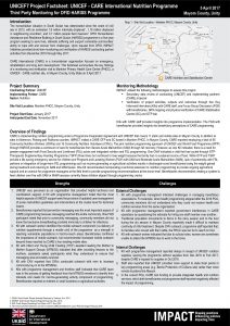 UNICEF7_IMPACT_SSD_Factsheet_Mayom_HarissProjectCareNutrition_Mar2017