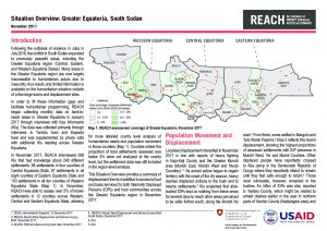 SSD_Situation Overview_Greater Equatoria_November 2017
