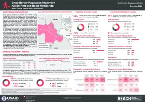 REACH SSD Akobo PRM Monthly Factsheet (December 2021)