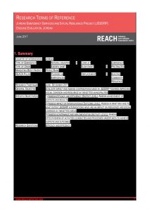 REACH_JOR_WB_ESSRP_Endline_TOR_June 2017