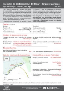 NER_Factsheet_Evaluation Protection, Intentions de Déplacement et de Retour, Kangouri Mamadou, Réfugiés_Avril 2017