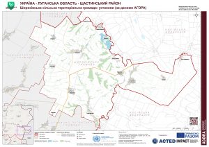 AGORA UKR Map REF Shyrokyi HromadaOverviewAndFacilities 28SEP2021 A0
