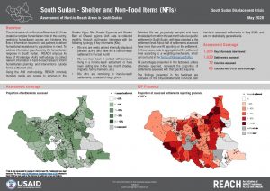 REACH SSD Factsheet Assessment of Hard to Reach Areas Shelter May 2020