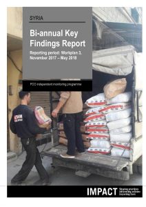 IMP_SYR_CSSF_WP3_Bi-annual Key Findings Report