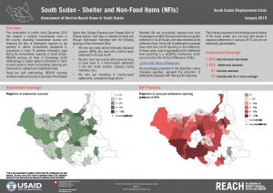 REACH_SSD_Factsheet_Assessment of Hard-to-Reach Areas Shelter_January 2019