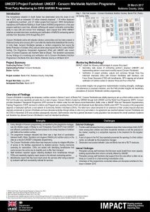UNICEF3_IMPACT_SSD_Factsheet_HarissProjectConcernNutrition_Mar2017