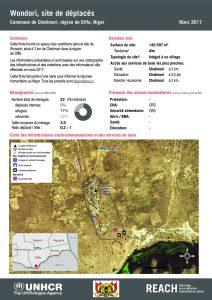 NER_HCR_Factsheet_Profil Site de Déplacés_Commune de Chetimari_Wondori_Mars 2017