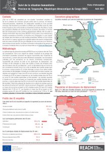 Suivi de la situation humanitaire au Tanganyika, août 2021