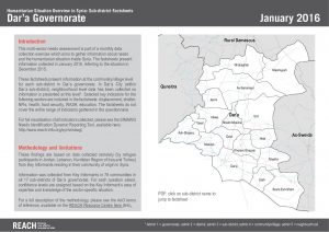 SYR_Sub-district Factsheets_Dar'a governorate_January 2016