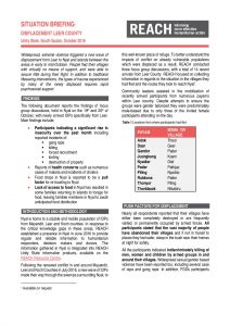 SSD_Situation Overview_Displacement from Leer County_October 2016