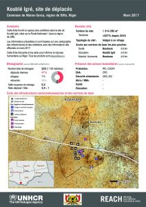 NER_HCR_Factsheet_Profil Site de Déplacés_Commune de Maine-Soroa_Koublé Igré_Mars 2017