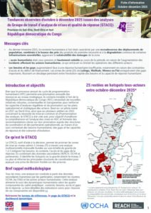 REACH -OCHA- DRC-GTACQ-Factsheet -Analyses-Tandances - octobre-décembre 2025