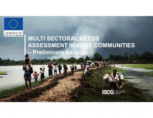 BGD_Preliminary Findings Presentation_MSNA Host Community in Teknaf and Ukhia_December 2018