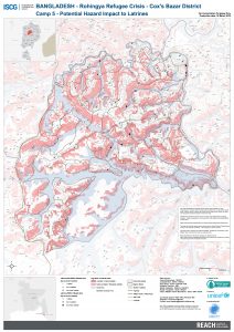 Bangladesh - Cox's Bazar - Camp 5 Potential Flood and Landslide Risk to Latrines