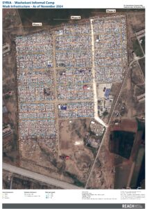 REACH Syria Washokani camp Wash Map