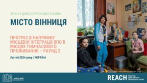 REACH CCCM Durable Solutions Analysis Vinnytsia City (UKR)