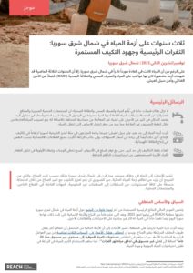 REACH Syria, Water Crisis in Northeast Syria, Brief (November 2023)  |  أزمة المياه في شمال شرق سوريا ,موجز