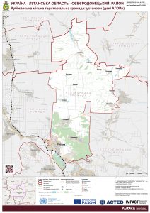 AGORA UKR Map REF Rubizhne HromadaOverviewAndFacilities 27SEP2021 A0