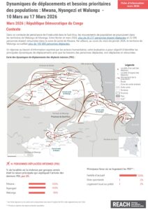 REACH_HSM_Dynamiques de déplacements et besoins prioritaires des populations: Sud Kivu- MWana, Nyangezi et Walungu-mars 2026