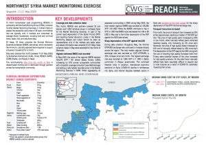Northwest Syria Market Monitoring Situation Overview, May 2020