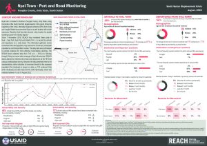 REACH SSD Factsheet Nyal Town August 2022