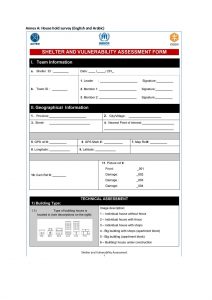 Libya interagency shelter assessment Shelter Cluster Interim report Covering period: 01/07/2011 to 31/12/2011