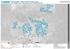 SSD MAP UNHCR DoroCamp WaterAccess 28SEP17