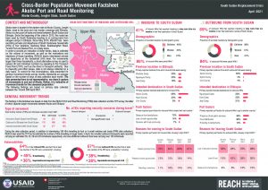 SSD Factsheet Akobo PRM April 2021