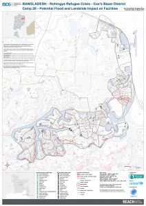 Bangladesh - Cox's Bazar - Camp 2E Potential Flood and Landslide Risk to Facilities