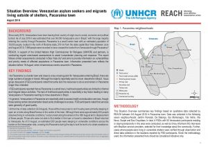 BRA_Situation Overview_Pacaraima_August 2018