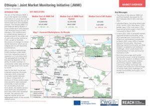 REACH Ethiopia - Joint Market Monitoring Initiative (JMMI) - Factsheet APRIL 2025