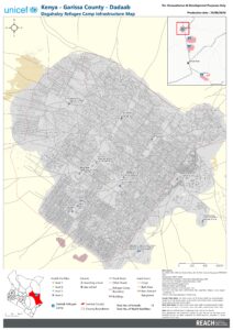 REACH WASH Infrastructure Map Dagahaley Refugee Camp - August 2024