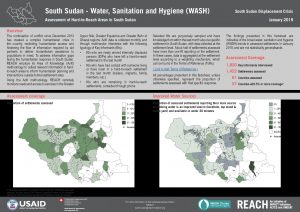 REACH_SSD_Factsheet_Assessment of Hard-to-Reach Areas WASH_January 2019