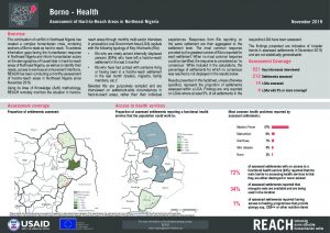 Hard-to-Reach Health Factsheet in Borno State, Nigeria - November 2019
