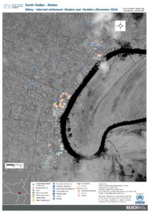South Sudan - Akobo - Bilkey - Informal settlement - Shelters and Facilities