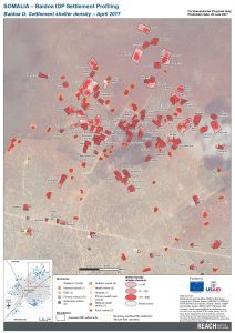 reach som map baidoa D idp shelter density 2017 a3