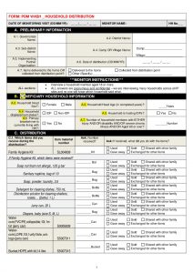 IMPACT - UNICEF Third-Party Monitoring - WASH Household PDM Form