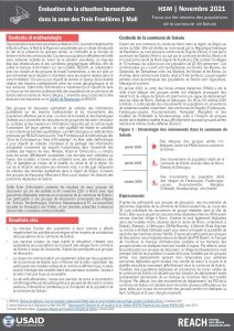 Suivi de situation humanitaire au Mali des personnes déplacées de la commune de Sokolo dans la région de Ségou, Focus groupe de discussion(2021-11-06)