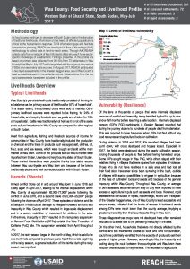 Food Security and Livelihoods Profile: Wau County, May-July 2017