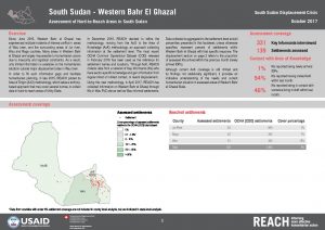 SSD_Factsheet_Assessment of Hard-to-Reach Areas in Western Bahr El Ghazal_October 2017