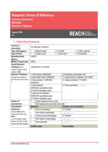IMPACT_MDA_TOR_Housing Assessment Terms of Reference_August 2024