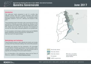 SYR_factsheet_hsos sub-district factsheets Quneitra_June 2017