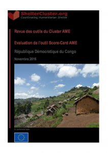 DRC_Report_Shelter-Cluster-Score-Card-Evaluation_December 2016