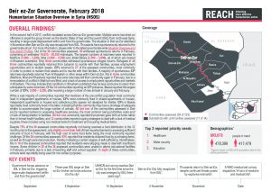 SYR_Factsheet_HSOS Governorate Factsheet Deir ez-Zor_February 2018