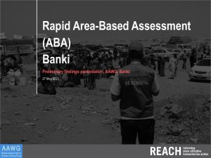 Area-Based Assessment in Areas of Return: Banki Town, Preliminary Findings Presentation - May 2021