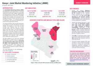 KCWG Kenya JMMI Q1 factsheet ASAL Counties (March 2025)